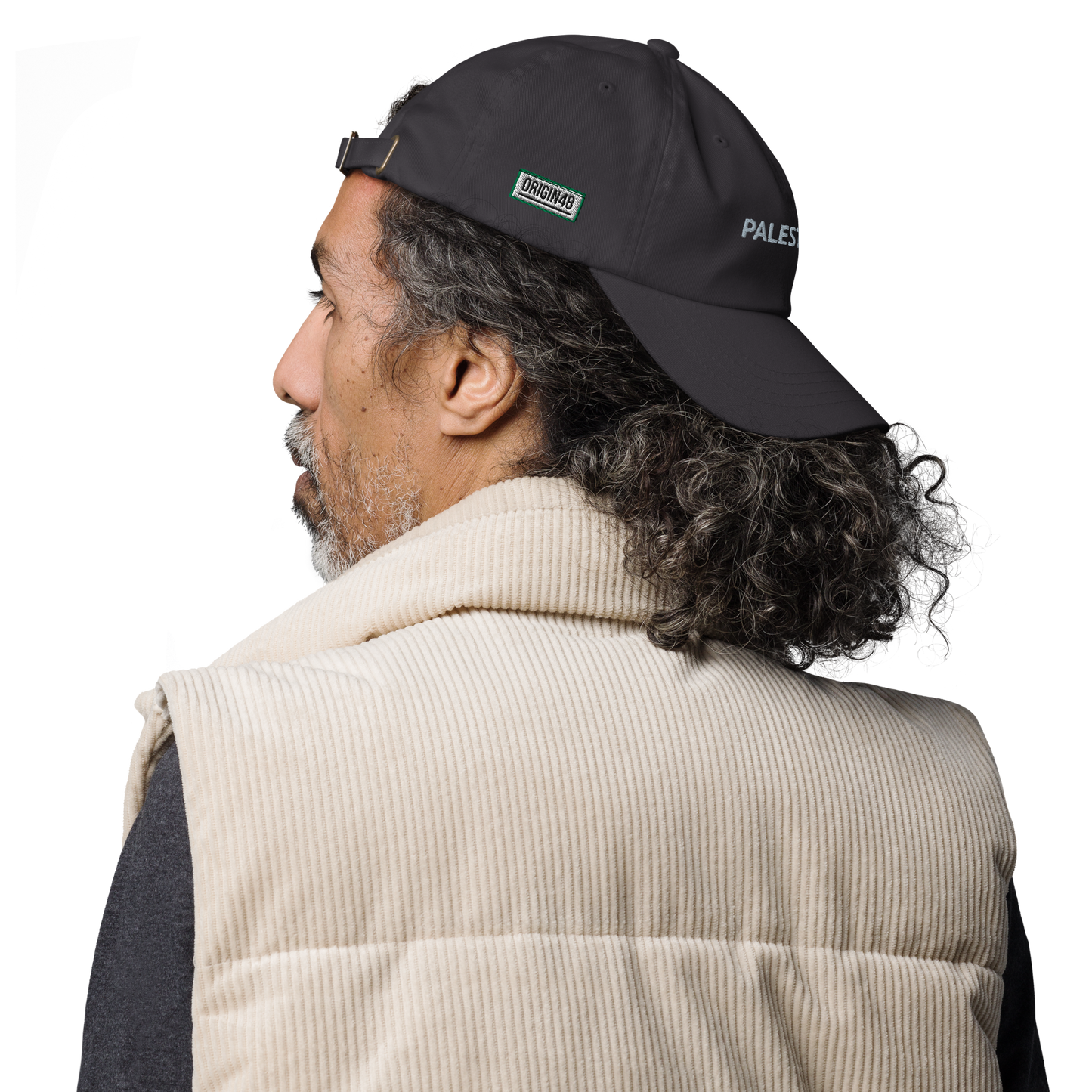 Origin48 - Palestine hat (Dark grey/Pink)