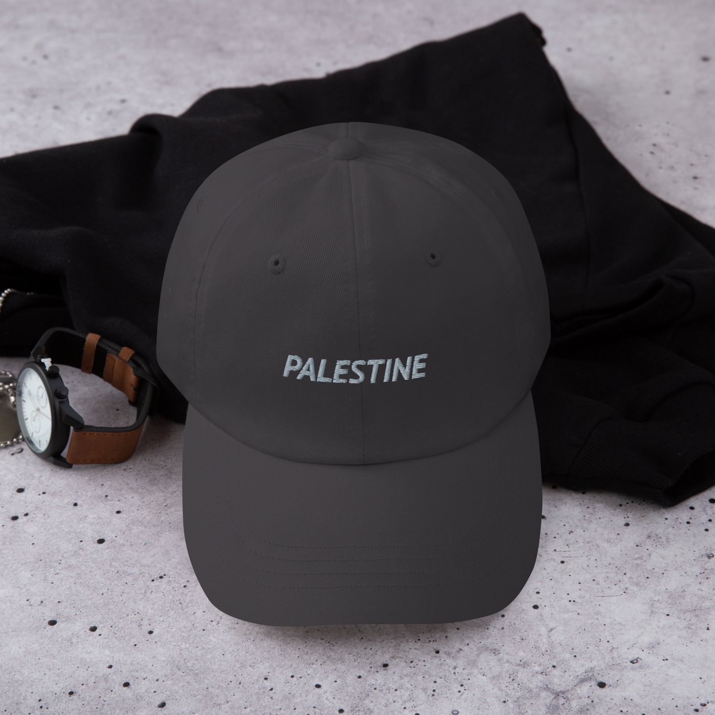 Origin48 - Palestine hat (Dark grey/Pink)